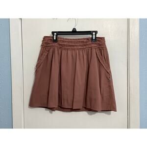 Maison Scotch Mini Skirt Small Pink Ruffled Romantic Swiftie Fairy Boho